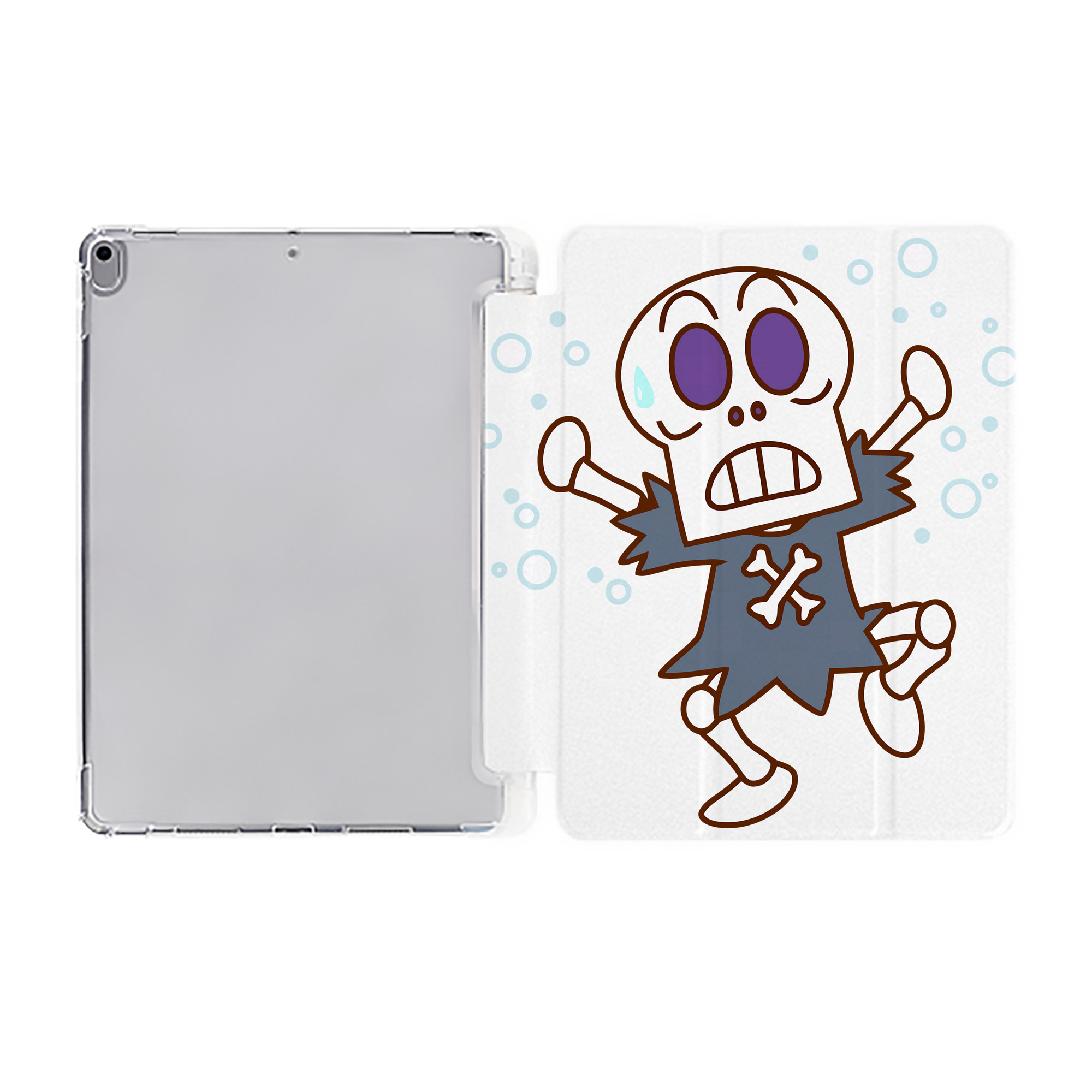 （画像用） アンパンマン Anpanman IPad ケース ペン収納付き 三つ折りスタンド PUレザー×シリコン 対応機種9.5/10.5/10.9インチ